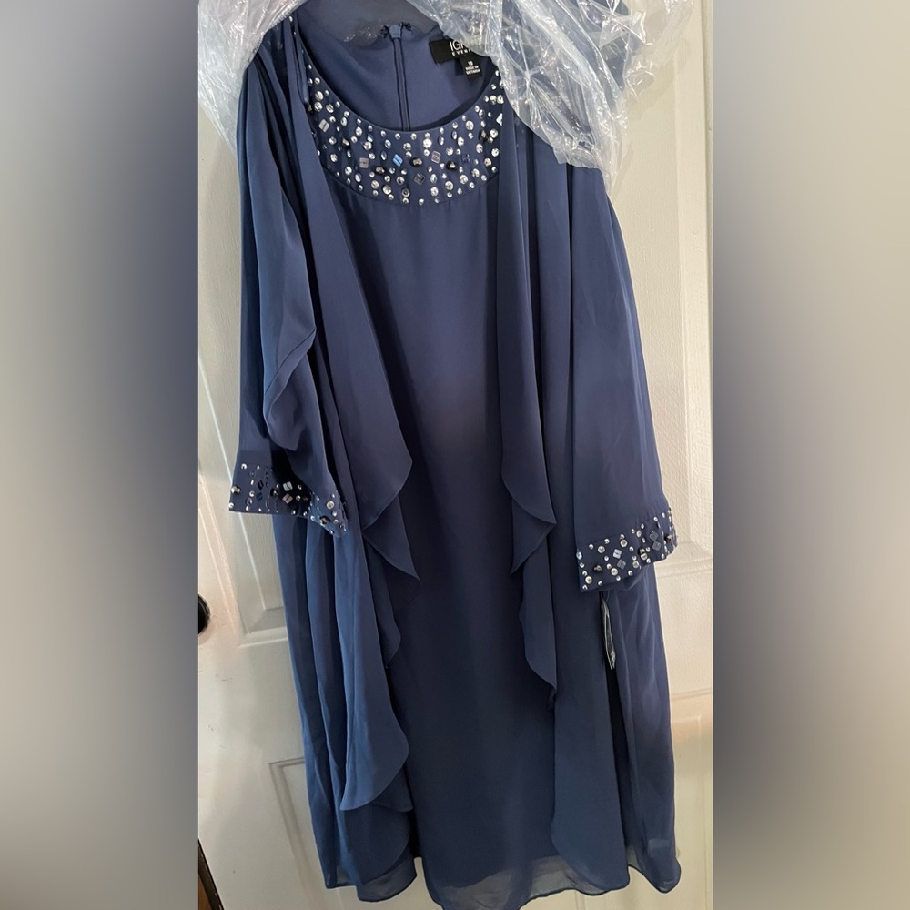 Elegant Navy Blue Dress